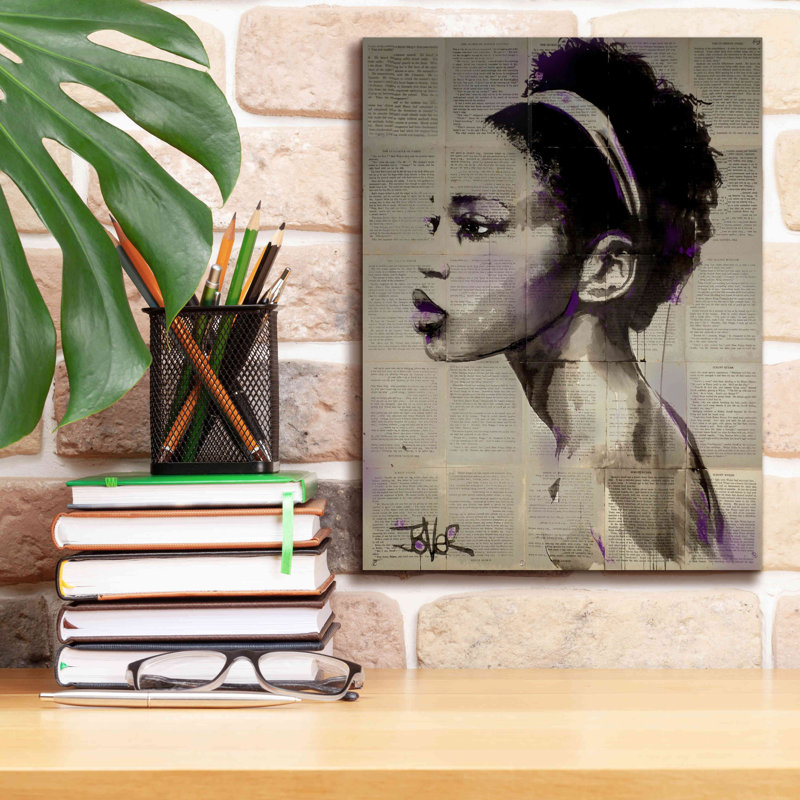 «Legends» par Loui Jover, art mural sur toile, H 16 po x l 12 po x P 0,75 po