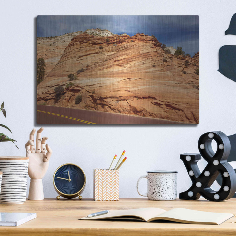 Utah, art mural en métal 5 pi, H 12 po x l 16 po