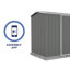 Abri de rangement en métal galvanisé l 10 pi x P 5 pi Absco Premier-92301378