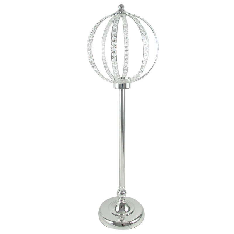 Saltram Abstract Figurines & Sculptures, Silver, 38.2" H x 11.5" W x 11.5" D