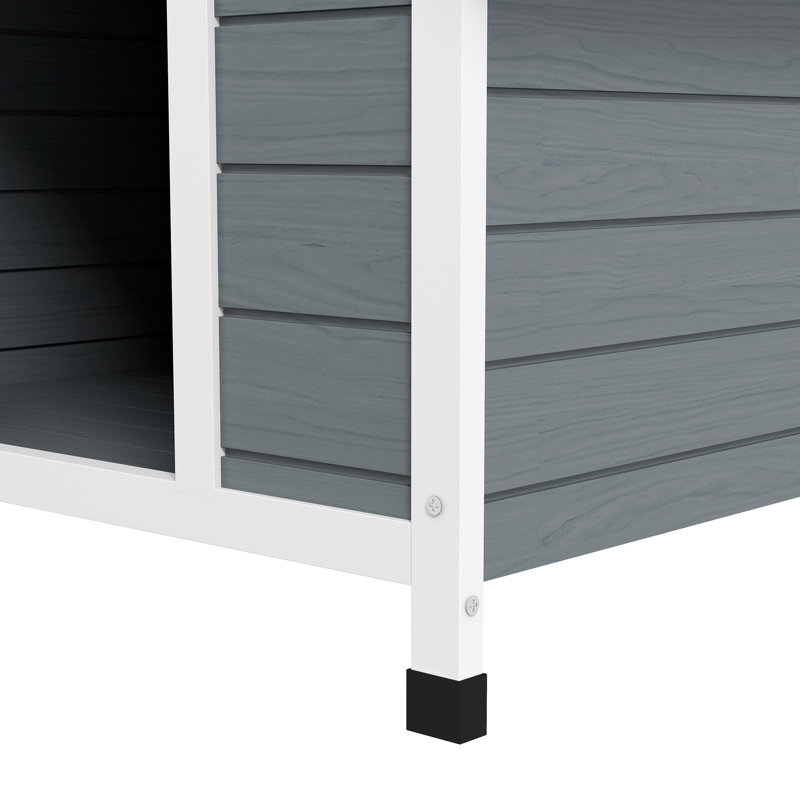Solid Wood Dog House, 106.5cm H x 110cm W x 98cm D