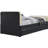 Ivy Velvet Upholstered Twin Trundle / Storage Bed-1107134025