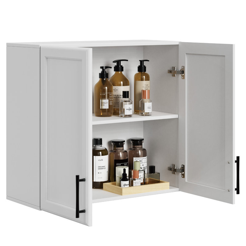 24"Kitchen Laundry Wall Amount Cabinet, White