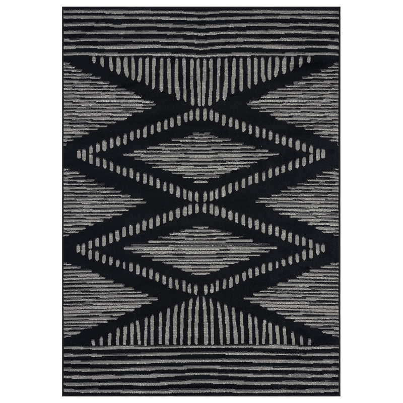 Godalming Geometric Area Rug, Rectangle 80x 150cm