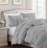 Floral Pintuck 3PC Comforter Set, Soft Microfiber, Pastel Colors, Lightweight Bedding Set-689213255-689213272