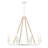 Evanelle 8 - Light Dimmable Wagon Wheel Chandelier