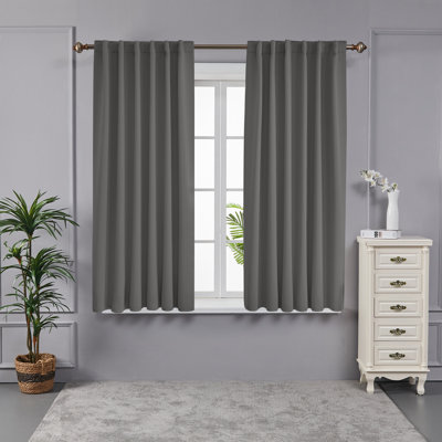 Taburao Back Tab Room Darkening Curtain Pair