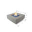 Square Smokeless Outdoor Fireplace-479791536-479791550
