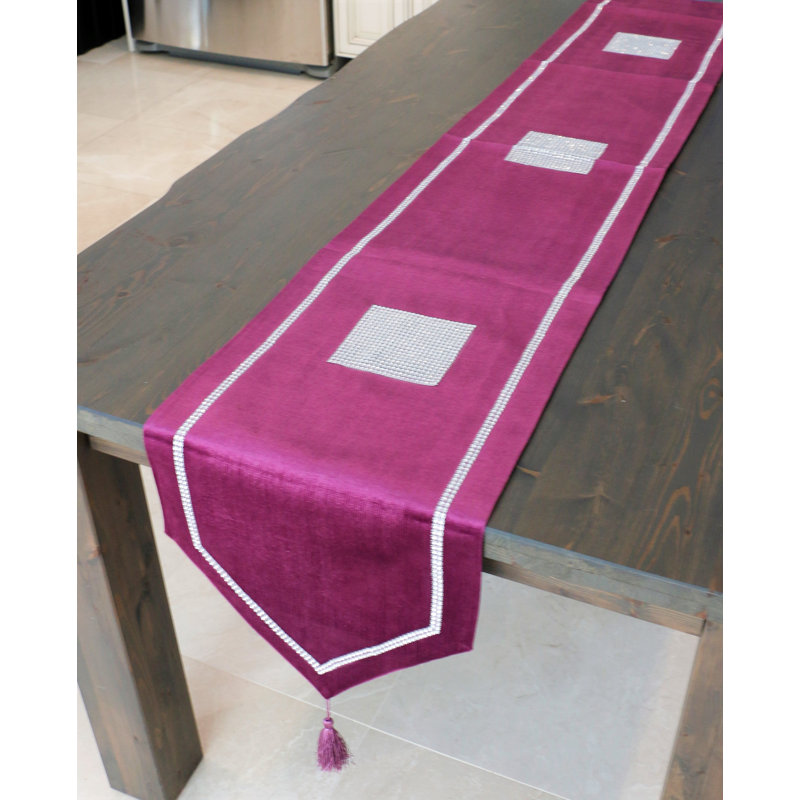 Dysart Table Runner, 13'' x 54'', Purple