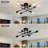 Corrigan Studio 6-Lights 20.19" Sputnik Semi Flush Mount-1107761172