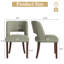 Chaise d'appoint rembourrée en bois massif-877271111