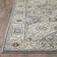 Tapis oriental bleu / crème en polypropylène tissé à la machine Aldie-1022796655