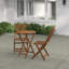 2 - Person Wood Patio Dining Set with Round Table