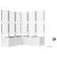 Garden Planters White 142 Cm Steel-1738447550-1738447544