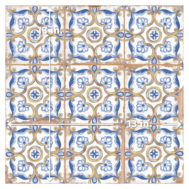 Kings Campania 13 In. X 13 In. Ceramic Floor And Wall Tile