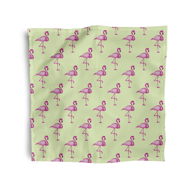 Ramet Polyester Square Napkin, Green