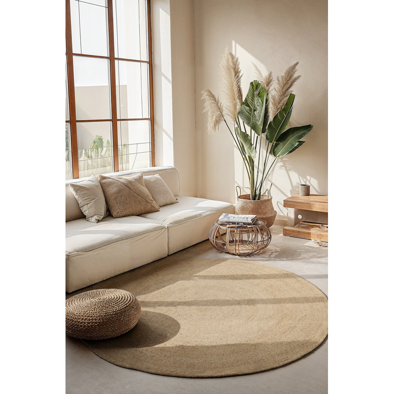 Rangpur Jute Rug, Round 100cm