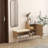 2-In-1 Shoe Storage Bench, Natural Rattan Shoe Cabinet With 2 Adjustable Shelves And Removable Seat Cushion, Modern Entryway Bench, Shoe Storage Organizer, Shoe Rack For Hallway, Bedroom, Bedroom Bench
