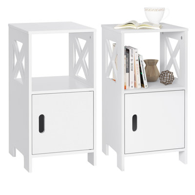Evelin 30cm W Manufactured Wood Bedside Table