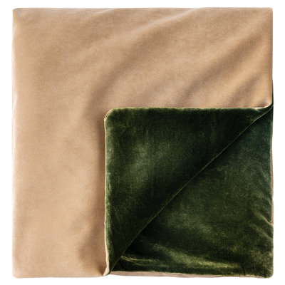 Couette Tranquility Evergreen avec dossier ombré et cordon