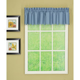 60" W x 12" L Scallop Curtain