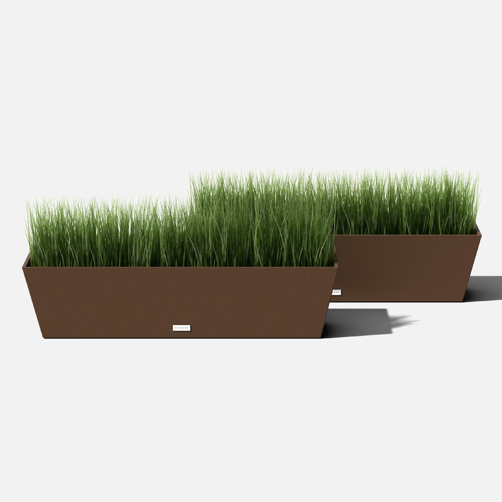 Pure Series Window Box Planter, Espresso, 9" H x 36" W x 10" D, Set of 1