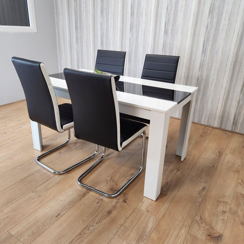 Ariyelle 4 -Person Dining Set, 75cm H x 140cm W x 80cm D
