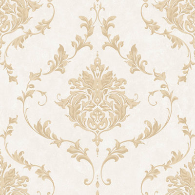 Aghalislone Nights Damask 10m x 53cm Wallpaper Roll