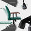 Chaise de travail en velours Limburg-544024759