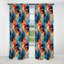 Motif cachemire artistique - rideau floral - rideau occultant - 1 panneau-107547342