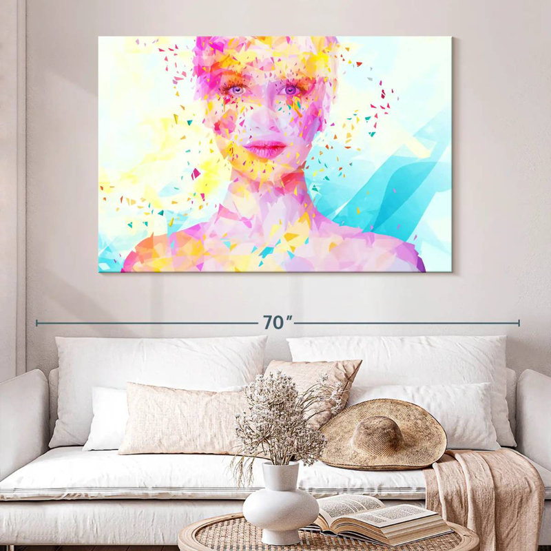 Leisha Turquoise, 34" H x 51" W