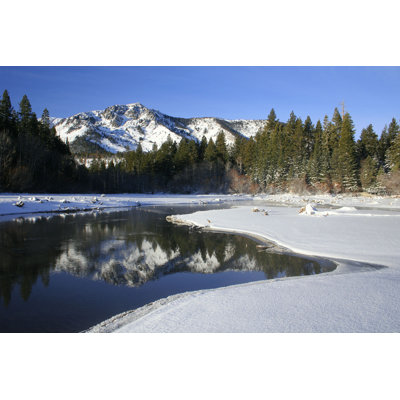 Paysage d'hiver - photographie sur toile tendue