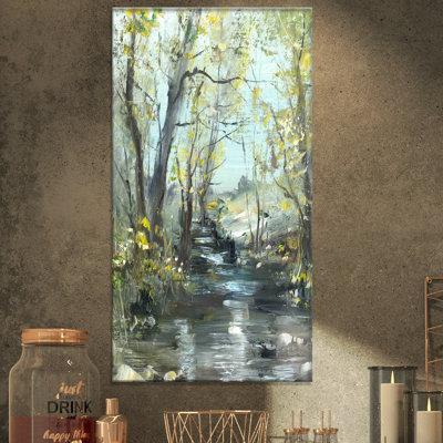 « creek », reproduction sur toile tendue