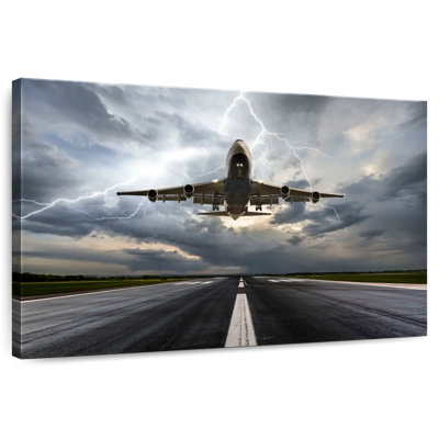 Mehar Airplane Runway Storm