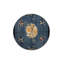 Tapis bleu lavable décoratif à motif floral traditionnel bleu-351518312