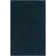 Tapis bleu foncé en laine Crowe