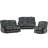 3-Piece Manual Reclining Living Room Furniture Set With Recliner And Dual Loveseats-449395932