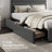 Candler Queen Bed With 4 Drawers And Headboard, Velvet Upholstered Platform Bed, Sturdy Metal & Wooden Slats Support, No Box Spring Needed, Easy Assembly-2000677983-2000677984