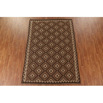Geometric Kilim Reversible Area Rug 7x10