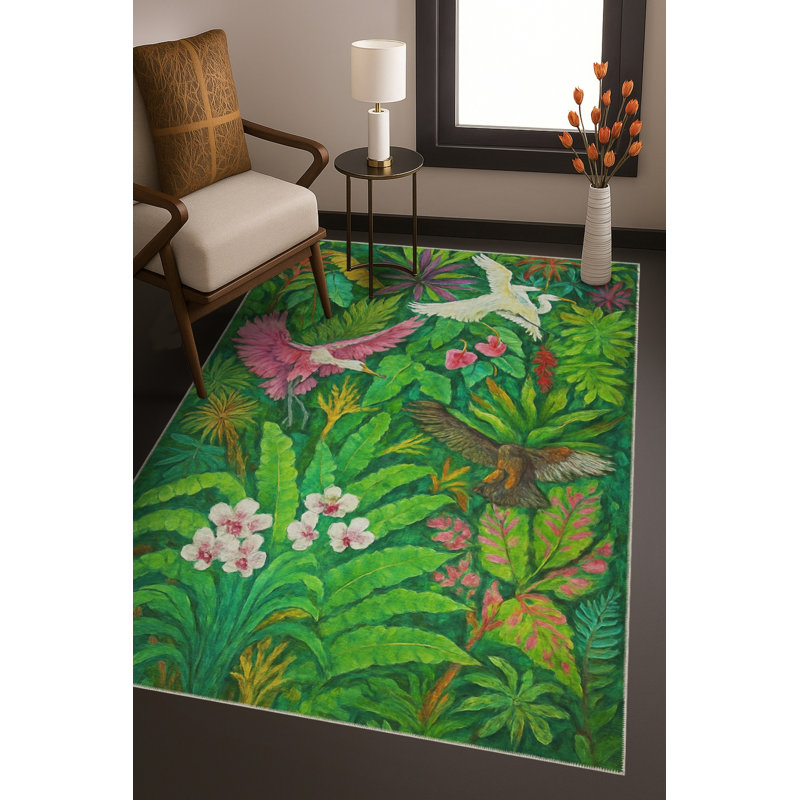 Donham Rug, 2 pi 6 po x 4 pi 11 po