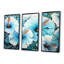 «Blue and White Morning Glory Garden Symphony 1 - Morning Glory», art mural-53646472-53646470
