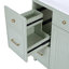 Meuble-lavabo moderne avec lavabo en résine-437202254