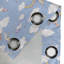 Rideau à œillets décoratif à 2 panneaux Latitude Run®, 50 po x 72 po, bleu ciel multicolore-106343293