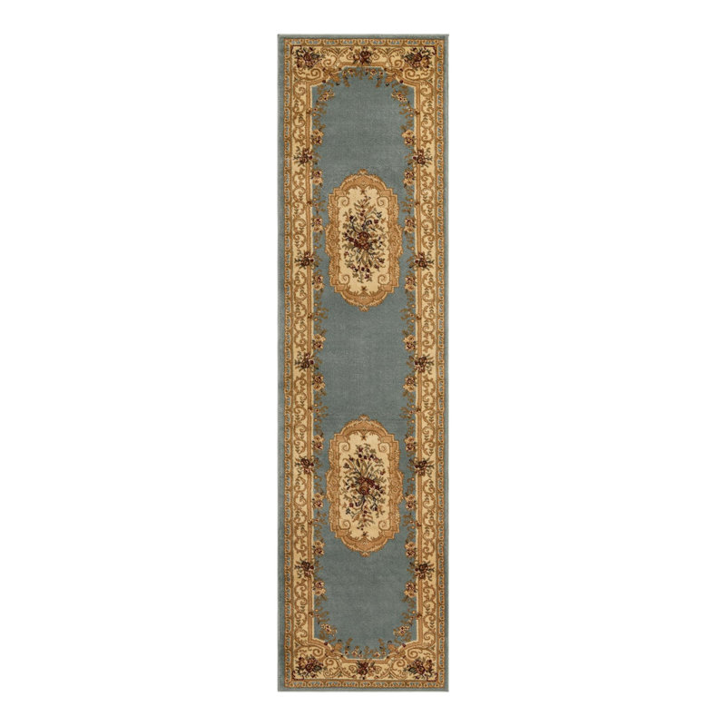 Debora Oriental Area Rug, Runner 2'2" x 6'1", Light Blue