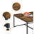 Caitlin 35" Weathered Oak Wood Grain 5 Piece Coffee Table Set-125534849