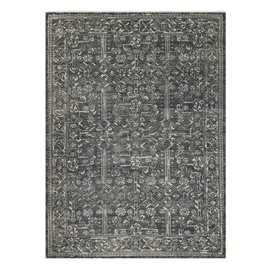 Crafters & Weavers Tibet Collection Area Rug Ultra Soft Washable Rug, Non Slip, Indoor, Stain Resistant Rugs for Living Room Bedroom Vintage Home Decor (8' x 10')