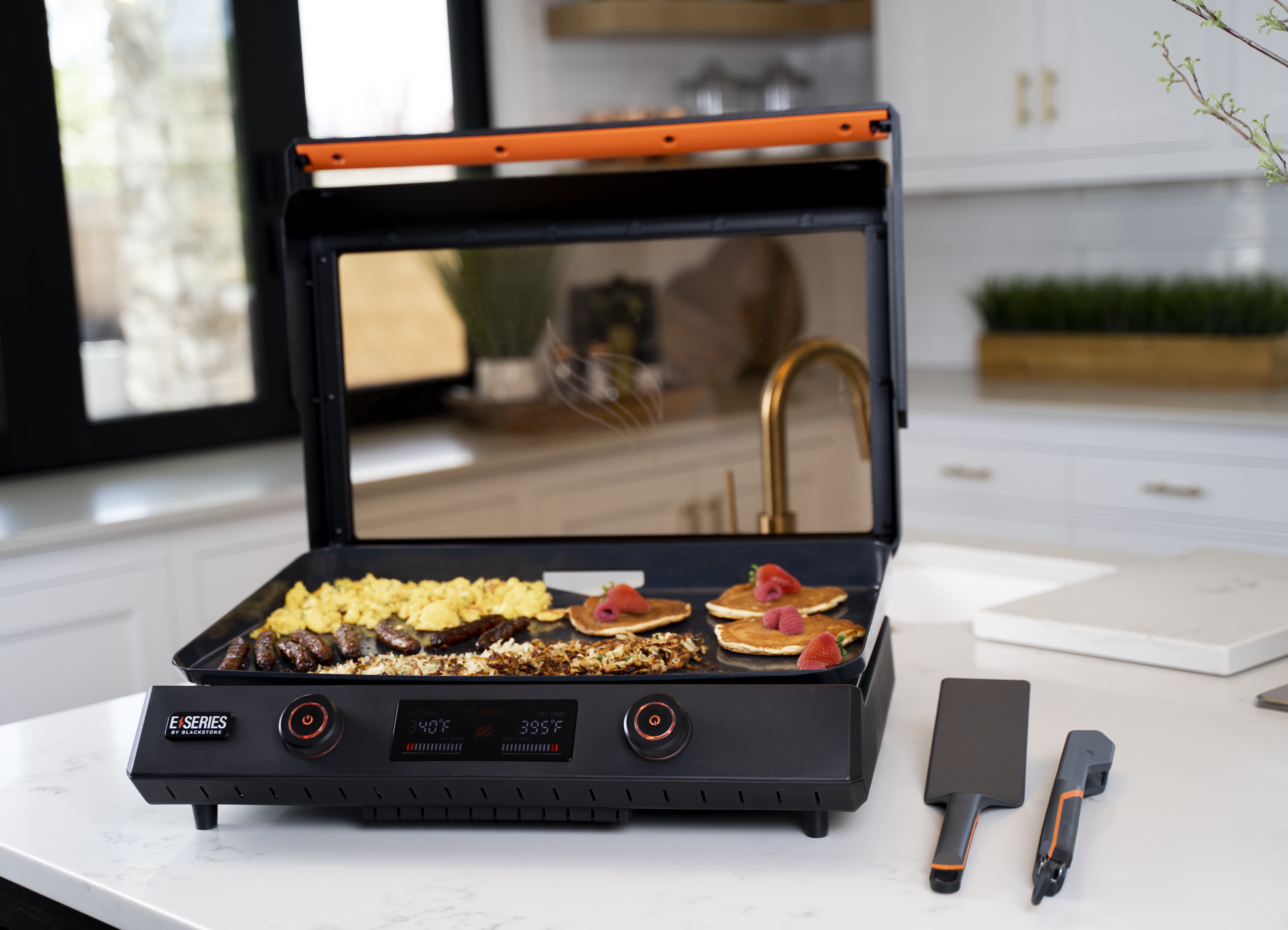 Blackstone 22.75'' Non Stick Electric Grill with Glass Lid  Reviews  Wayfair