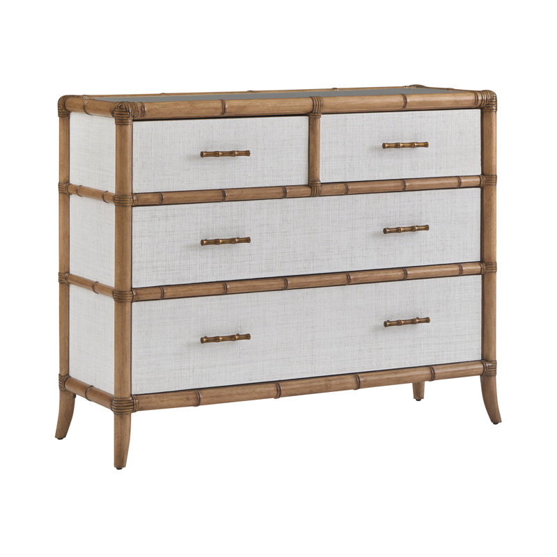 Commode d'entrée, Brun / Blanc