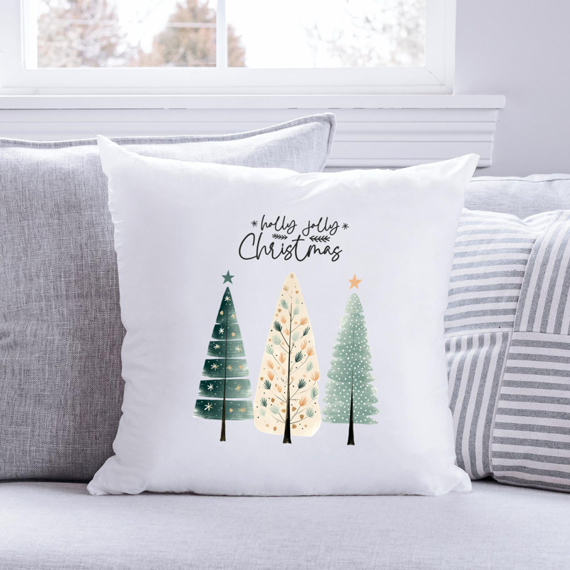 Hygge Christmas Tree - Throw Pillow Insert Included, 20" x 20"