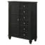 Commode à 8 tiroirs Fraser noir-579833717